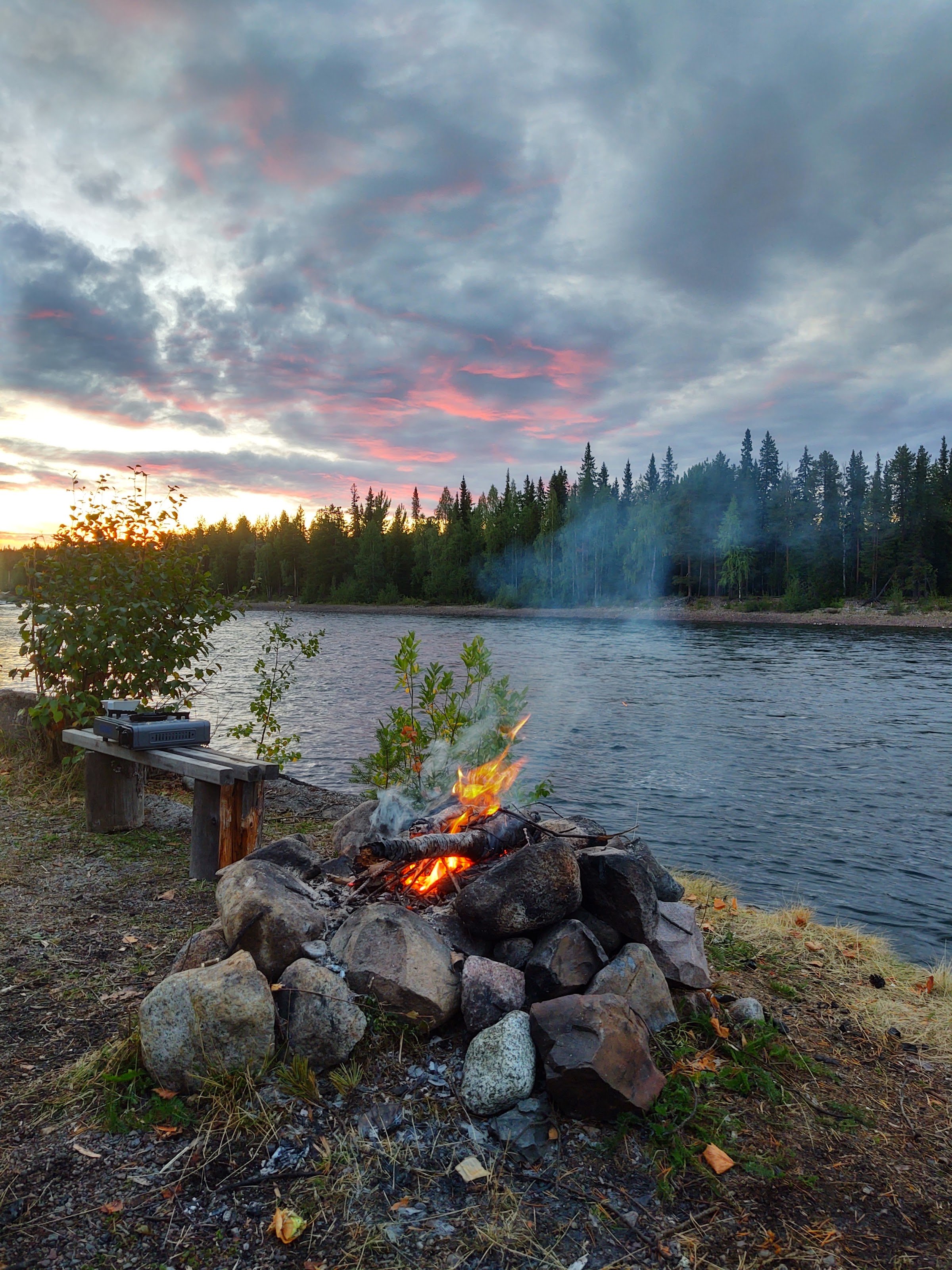 Fricamping Pite Älv (Moskosel) - Riverside Free Camp